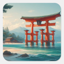 宮島の鳥居, 宮島の嚴島神社, 宮島