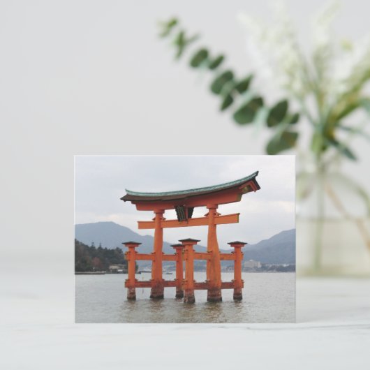 宮島湾歴史門 ポストカード (スタンド正面)