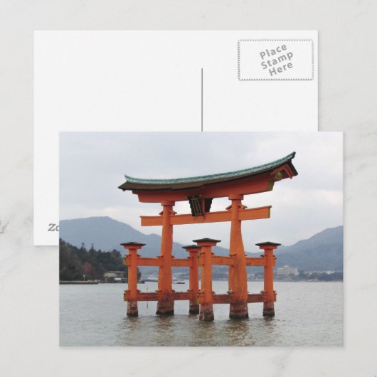 宮島湾歴史門 ポストカード (正面/裏面)