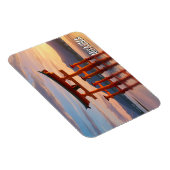 宮島空中鳥居厳島神社旅行 マグネット (右側)