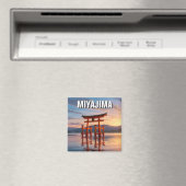 宮島空中鳥居厳島神社旅行 マグネット (インサイチュ (食洗機))