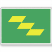 宮崎県国旗 シール (正面)