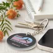 宮廷ではピックボールの方が良い キーホルダー (正面右)