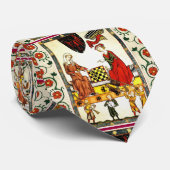 宮廷の中世チェスの選手 ネクタイ (ロール)