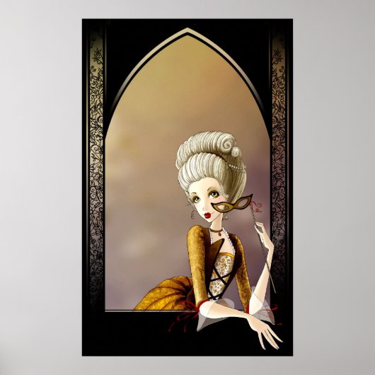 宮廷の女性 ポスター (正面)