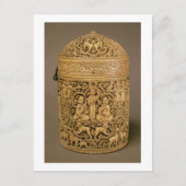 宮廷の歓楽を描いたレリーフが付いたパイックス ポストカード (正面)