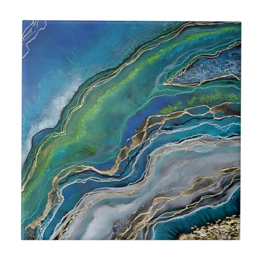 宮廷的な瓦を集める タイル (正面)