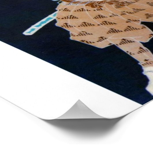 宮本武絵画蔵1800年代頃 ポスター (角)