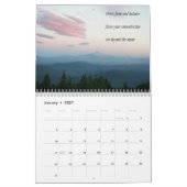 宮本武蔵俳句のオマージュ カレンダー (1月 2027)