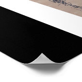 宮本武蔵書筆(c.1600年代 ポスター (角)