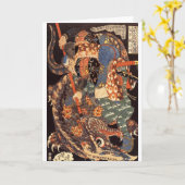 宮本武蔵絵画インク カード (黄色い花)