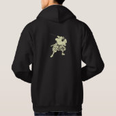 宮本武蔵(アイボリー/黒) パーカ (裏面)