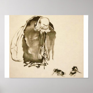 宮本絵画武蔵さん。1600年代 ポスター