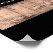 宮本絵画武蔵さん。1600年代 ポスター (角)