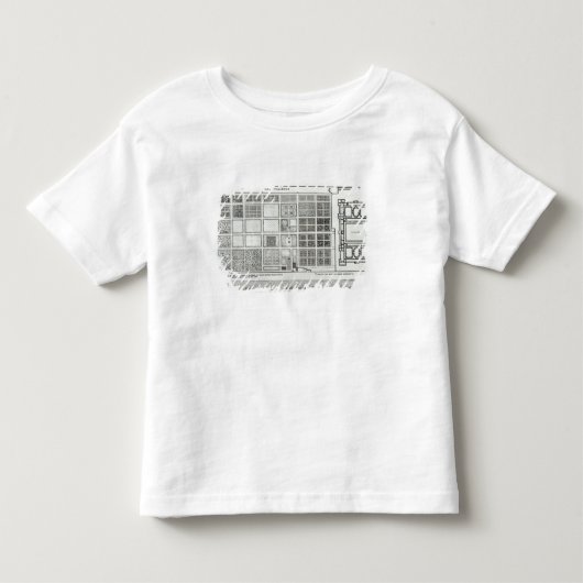 宮殿および庭の計画 トドラーTシャツ (正面)