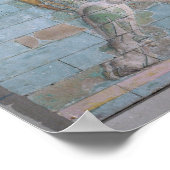 宮殿から翼のある二人のグリフィン ポスター (角)