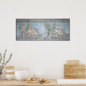 宮殿から翼のある二人のグリフィン ポスター (キッチン)