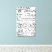 宮殿と公園のデザイン キャンバスプリント (インサイチュ (ウッドフロア))