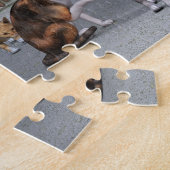 宮殿のステップの猫 ジグソーパズル (側面)