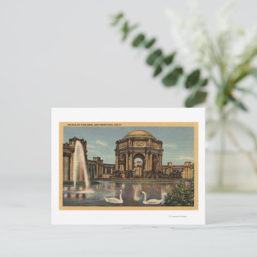 宮殿のファインアート ポストカード (スタンド正面)