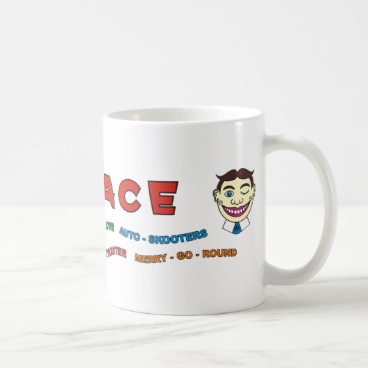 宮殿の造る前部 コーヒーマグカップ (右)