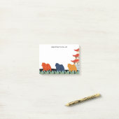 宮殿の食事の付箋からのメモ ポストイット (デスク上)