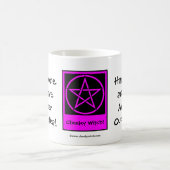 害なし&お茶を飲む！生意気な魔女マグ コーヒーマグカップ (中央)
