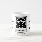 害なし、醸造する – 異教のウィッカ信者マグカップ コーヒーマグカップ (中央)