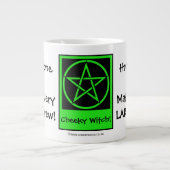 害なし&非常に大きな醸造！ジャンボ20ozマグカップ ジャンボコーヒーマグカップ (正面)