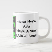 害なし&非常に大きな醸造！ジャンボ20ozマグカップ ジャンボコーヒーマグカップ (右)