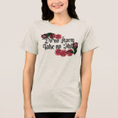 害を及ぼさない トライブレンドTシャツ (正面)