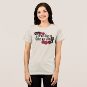 害を及ぼさない トライブレンドTシャツ (正面全面)