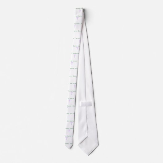 害を及ぼさない ネクタイ (裏面)