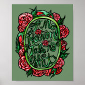 害を及ぼさないSH異教のウィッカ信者芸術 ポスター (正面)