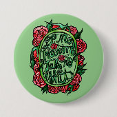 害を及ぼさないSH異教のウィッカ信者芸術 缶バッジ (正面)