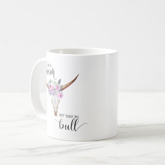 害をBullを取るためにしないで下さい コーヒーマグカップ (正面左)