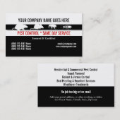 害虫の害虫制御は個人化なります 名刺 (正面/裏面)