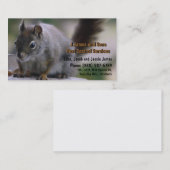 害虫の害虫駆除業者の害虫駆除 名刺 (正面/裏面)