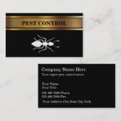 害虫のContolの名刺 名刺 (正面/裏面)