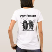 害虫フレンド BFF フロント&バック Tシャツ (裏面)