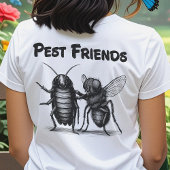 害虫フレンド BFF フロント&バック Tシャツ