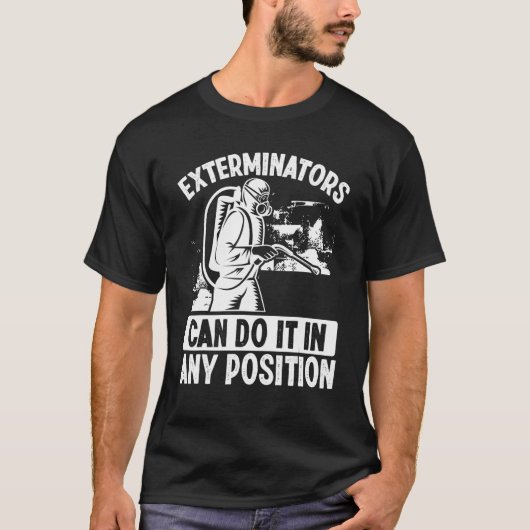 害虫管理技術者 ネッタイツキブエ 害虫駆除作業 Tシャツ (正面)