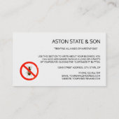 害虫素朴防除 名刺 (裏面)