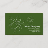 害虫防除モダン防虫ロゴ 名刺 (正面)