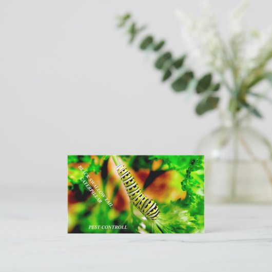 害虫防除会社 名刺 (スタンド正面)