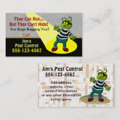 害虫駆除のサービス業カード 名刺 (正面/裏面)