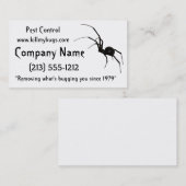 害虫駆除の名刺 名刺 (正面/裏面)
