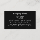 害虫駆除の名刺 名刺 (裏面)