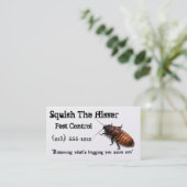 害虫駆除の名刺 名刺 (スタンド正面)