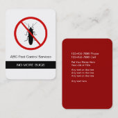 害虫駆除の名刺 名刺 (正面/裏面)